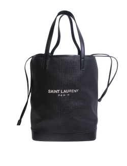 Saint Laurent Teddy Shopper, Canvas, Black, GAB551595, DB, 3*